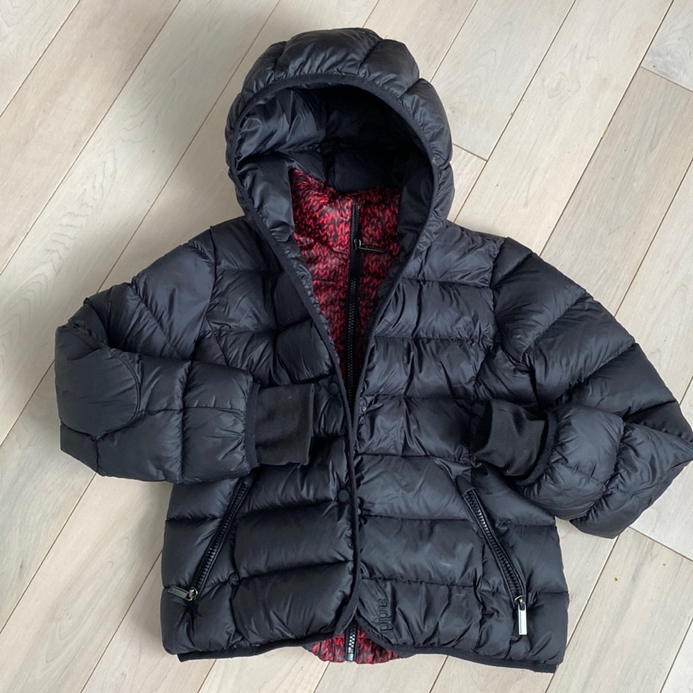 ADD down girls duck down lightweight hooded warm jacket
